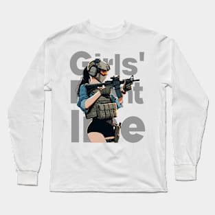 Girls' Frontline Tactical Chic Tee: Where Strength Meets Style Long Sleeve T-Shirt